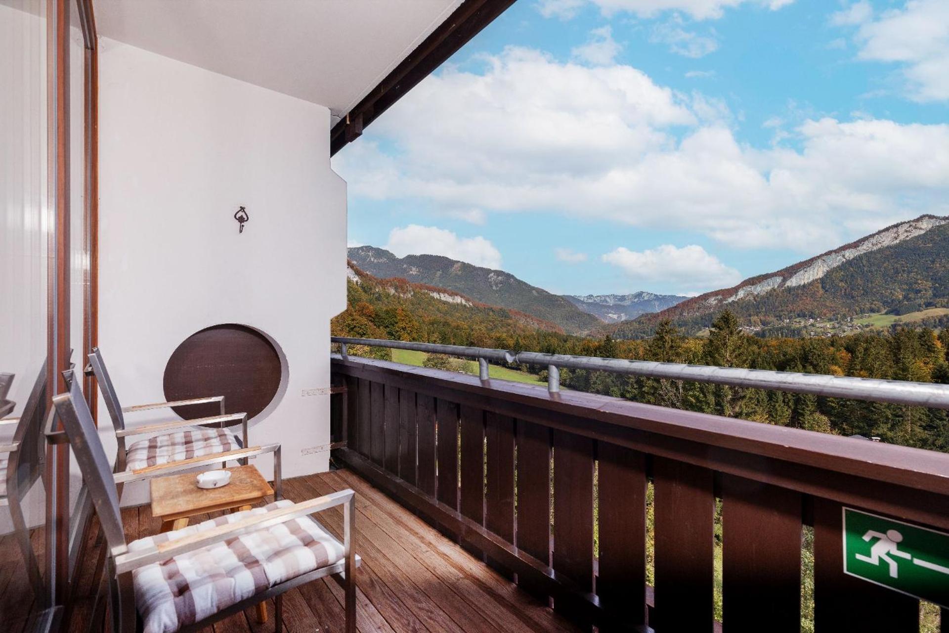 Appartement Predigstuhlblick Mit Indoorpool Und Sauna Bad Goisern Dış mekan fotoğraf